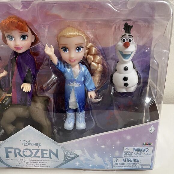 Disney Frozen II Petite Adventure 6" Dolls Gift Set Anna Elsa Olaf Kristoff NEW - Picture 3 of 16